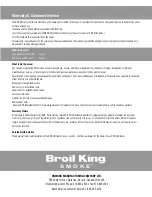 Preview for 12 page of Broil King 958050 Smoke Operation Handbook