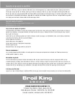 Preview for 22 page of Broil King 958050 Smoke Operation Handbook