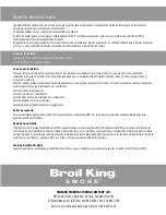 Preview for 32 page of Broil King 958050 Smoke Operation Handbook