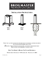 Broil King B101652 Installation Instructions Manual preview