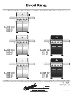 Preview for 1 page of Broil King BARON 420 Series Assembly Manual & Parts List