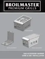 Broil King BSABF12 Care & Use/Installation Manual предпросмотр