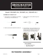 Broil King BSAMR 26-2 Assembly Manual предпросмотр