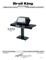 Broil King CROWN 20 POST Assembly Manual And Parts List предпросмотр