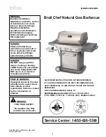 Предварительный просмотр 1 страницы Broil King EG300N Manual