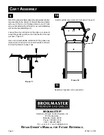 Предварительный просмотр 8 страницы Broil King GARDEN CART Installation Instructions Manual