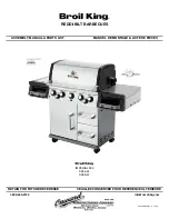 Broil King IMPERIAL 590 Assembly Manual & Parts List предпросмотр