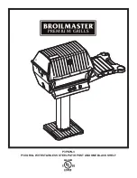 Preview for 1 page of Broil King P3PK7N Manual