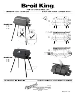 Broil King PORTA-CHEF 422-32 Assembly Manual & Parts List предпросмотр