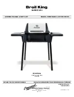 Broil King PORTA-CHEF PRO Assembly Manual & Parts List предпросмотр