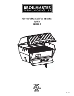 Broil King Q3X-1 Owner'S Manual предпросмотр