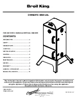 Предварительный просмотр 1 страницы Broil King Smoke 923610 Owner'S Manual