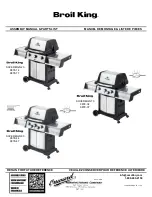 Preview for 1 page of Broil King SOVEREIGN 20 Assembly Manual & Parts List