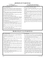 Preview for 2 page of Broil King SSG-36-1 Installation Instructions And Owner'S Manual