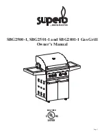 Broil King Superb SBG2500-1 Owner'S Manual preview