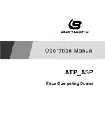 Предварительный просмотр 1 страницы BROMECH ATP ASP Operation Manual