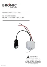 Preview for 1 page of Bromic Heating 2620279 Installation Instructions Manual