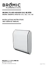 Bromic Heating 2620970 Installation, Instruction And  Service Manual предпросмотр