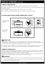 Предварительный просмотр 6 страницы Bromic Heating PLATINUM 300 SMART-HEAT Installation, Instruction And  Service Manual