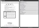 Preview for 2 page of Bromic Heating Tungsten 2000W Installation, Instruction And  Service Manual