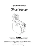 Bromley Ghost Hunter Operation Manual предпросмотр