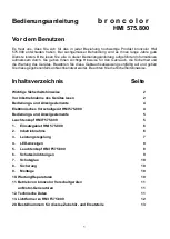 Preview for 15 page of Broncolor HMI 575.800 Operating Instructions Manual