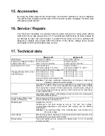 Предварительный просмотр 17 страницы Broncolor Minicom 40 Operating Instructions Manual