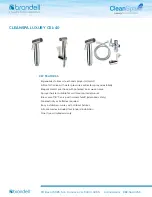 Preview for 4 page of brondell CleanSpa CSL-40 Owner'S Manual