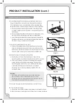 Preview for 14 page of brondell DS725 Series Owner'S Manual