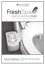 brondell FreshSpa Warm  FSW 20 Owner'S Manual preview