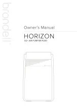 brondell HORIZON P200 Owner'S Manual preview