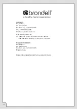 Preview for 8 page of brondell IS707-EW Installation Manual