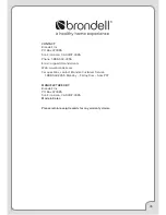 Preview for 37 page of brondell S1200-EW Owner'S Manual