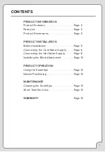 Предварительный просмотр 3 страницы brondell SouthSpa LH-20 Owner'S Manual