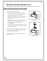 Preview for 10 page of brondell SouthSpa Revive LH-22 Owner'S Manual