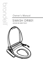 Предварительный просмотр 1 страницы brondell SWASH DR801 Owner'S Manual