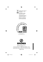 Предварительный просмотр 80 страницы BRONDI DC6010TR Instruction Manual