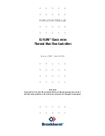 BRONKHORST EL-FLOW Classic Series Instruction Manual preview