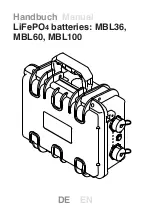 Bronson Outdoor MBL100 Manual предпросмотр