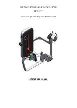 Предварительный просмотр 1 страницы BRONZE GYM MT-017 User Manual