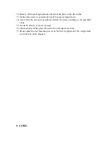 Предварительный просмотр 6 страницы BRONZE GYM MT-017 User Manual