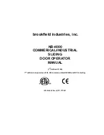 Предварительный просмотр 2 страницы Brookfield Industries NB-1000 Manual