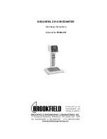 Brookfield R/S Rheometer M/02-212 Operating Instructions Manual предпросмотр