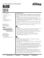 Brooklyn Brew Shop Hard Cider Manual preview