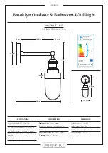 Brooklyn BR-IP65-WL Quick Start Manual предпросмотр