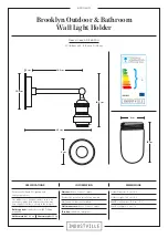 Предварительный просмотр 2 страницы Brooklyn BR-IP65-WL Quick Start Manual