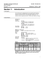 Preview for 5 page of Brooks Instrument GT 1305 Installation And Operation Manual