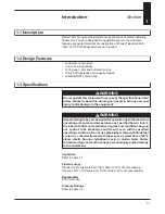 Preview for 7 page of Brooks 1307 Installation And Operation Manual