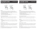 Brooks CoolCell SV10 Instructions For Use предпросмотр