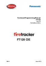 Brooks Firetracker FT128 CIE Technical/Programming Manual предпросмотр